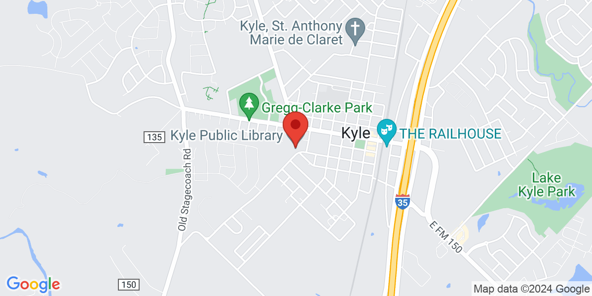 Map of Kyle Public Library